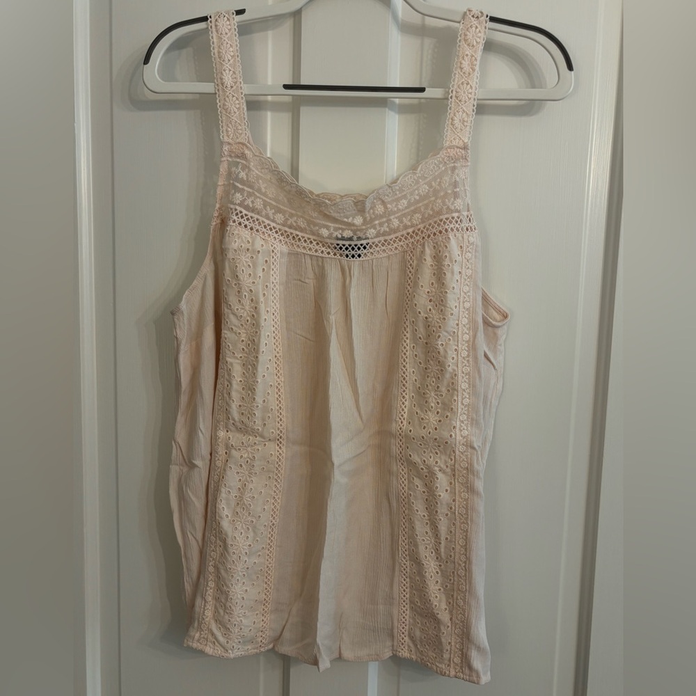 Torrid Lace Trim Tank Top